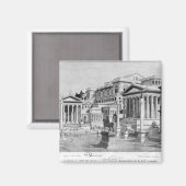 Het Roman Forum of Antiquita Magneet (Voorkant / Achterkant)