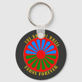 Het Romani wiel draait voor de Sleutelhanger