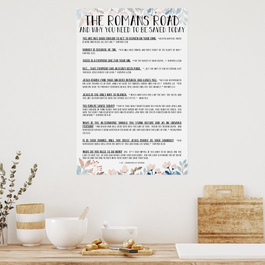 Het Romans Road Poster (Keuken)