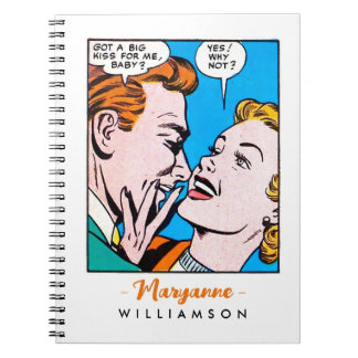 Het Romantic Comics Panel van de Vintage van 50 is Notitieboek