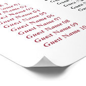 Het Romantische Collectie van het Floral Wedding Poster (Hoek)