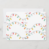 Het rondhangen van de feestelijke feestdag feestdagenkaart (Achterkant)