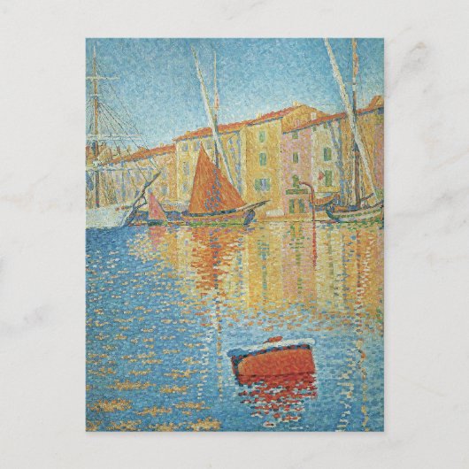 Het roodbruin van Paul Signac,  Pointillisme Briefkaart (Voorkant)