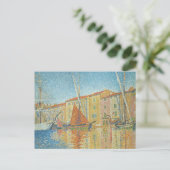 Het roodbruin van Paul Signac, Pointillisme Briefkaart (Staand voorkant)