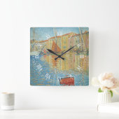 Het roodbruin van Paul Signac,  Pointillisme Vierkante Klok (Huis)