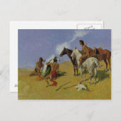 Het rooksignaal briefkaart (Voorkant / Achterkant)