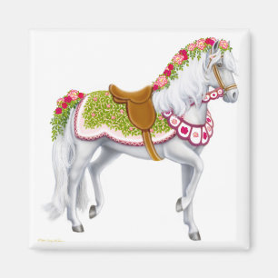 Het Roos Horse Magnet Magneet