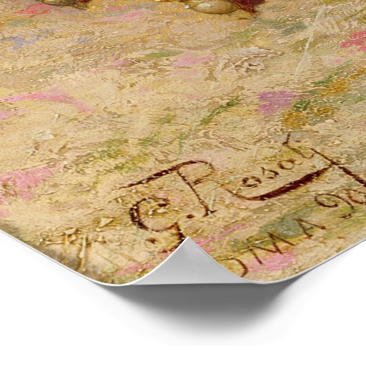 Het Roos Poster (Hoek)