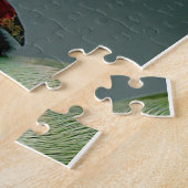 Het Roos Ringed Paraket Legpuzzel (Zijkant)