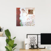 Het roos Sharon Poster (Thuiskantoor)