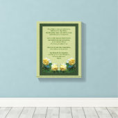 Het Roos van de Heer Onze Vader Canvas Afdruk (Insitu (Houten vloer))