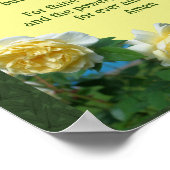 Het Roos van de Heer Onze Vader Poster (Hoek)