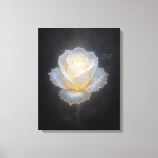 Het Roos van Getuige Canvas Afdruk (Voorkant)