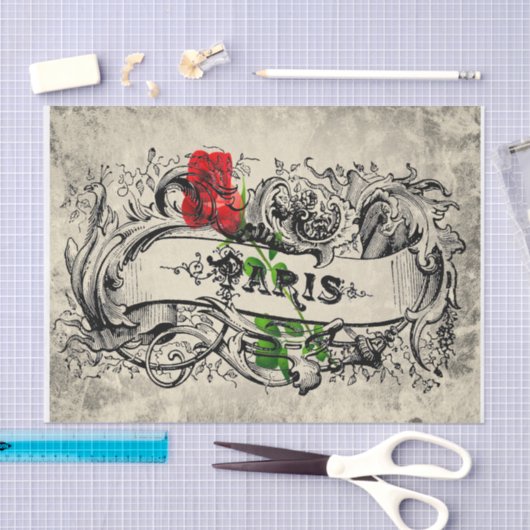 Het Roos van Parijs Tissuepapier (Craft)