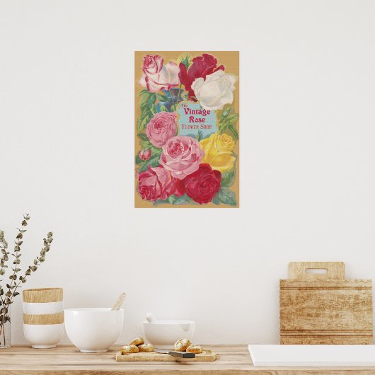 Het  Roos Ventilator Winkelbord Poster (Keuken)