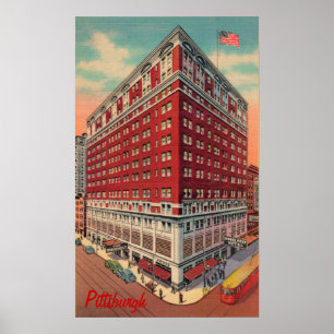 Het Roosevelt Hotel Vintage Poster