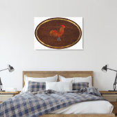 Het rooster 2009 canvas afdruk (Insitu (Slaapkamer))