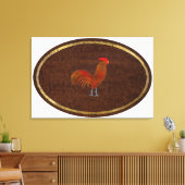 Het rooster 2009 canvas afdruk (Insitu (Woonkamer))
