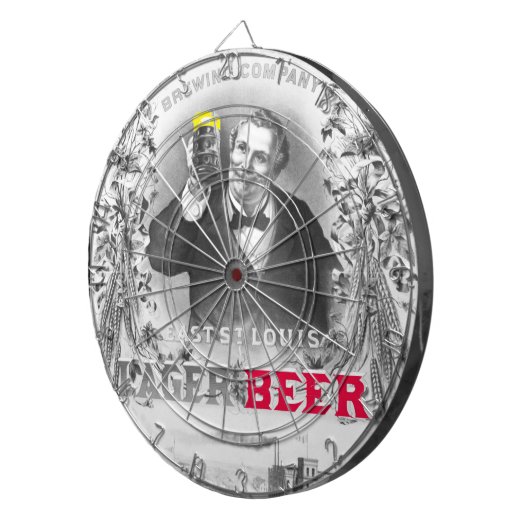 Het roosterende Dartboard van het Bier Lagerbier Dartbord (Voorkant Rechts)