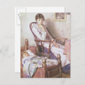 Het Rosy Idol van haar eenzaamheid Briefkaart (Voorkant / Achterkant)