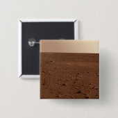 Het rotsachtige oppervlak van Mars Vierkante Button 5,1 Cm (Voorkant /achterkant)