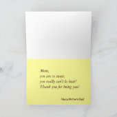 Het rouwen de Kaart van het Moederdag van de (Binnen)