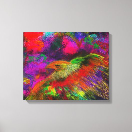 Het Royal Bird Fine Art 2 Canvas (Voorkant)