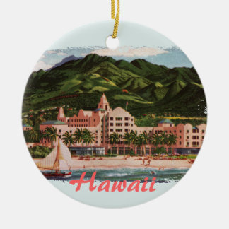 Het Royal Hawaiian Hotel Keramisch Ornament