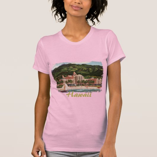 Het Royal Hawaiian Hotel T-shirt (Voorkant)