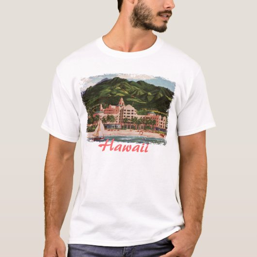Het Royal Hawaiian Hotel T-shirt (Voorkant)