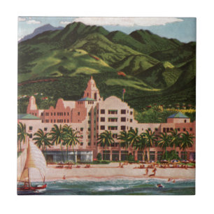 Het Royal Hawaiian Hotel Tegeltje