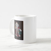 Het Royal Plaid Santa Collectie. Koffiemok (Voorkant links)