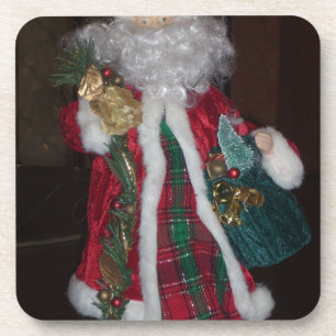 Het Royal Plaid Santa Collectie. Onderzetter