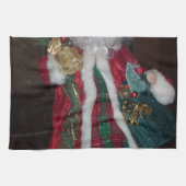 Het Royal Plaid Santa Collectie. Theedoek (Horizontaal)