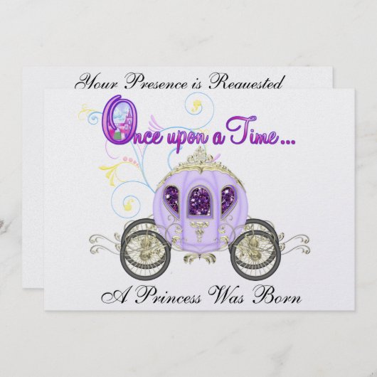 Het Royal Princess Feest - SRF Kaart (Voorkant / Achterkant)