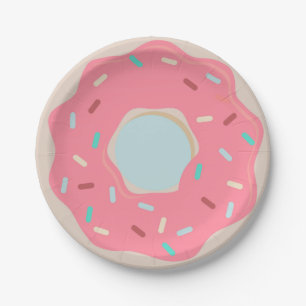 Het roze Bord van de Douane van de Doughnut