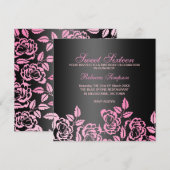 Het roze & de Zwarte namen Snoepje toe 16 van het Kaart (Voorkant / Achterkant)