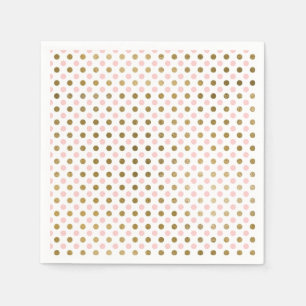 Het roze en Gouden Patroon van de Stip van de Servet