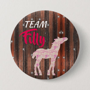 Het Roze Geslacht van het team "van het Ronde Button 7,6 Cm