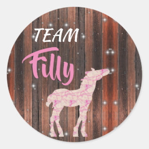 Het Roze Geslacht van het team "van het Ronde Sticker