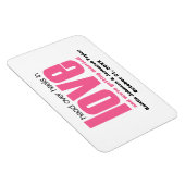 Het roze Hoofd over Heels sparen de Magneet van de (Rechterzijde)