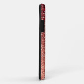 Het roze Koraal Faux schittert Case-Mate iPhone Case (Achterkant/rechts)