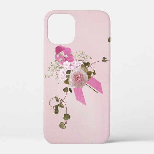 Het roze lint met klimop Case-Mate iPhone case (Achterkant)
