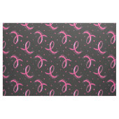 Het roze lintpatroon van de liefde en van de Steun Stof (Fat Quarter)