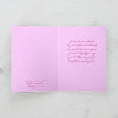 Het roze nam de Kaart van de Vriendschap toe (Binnen)