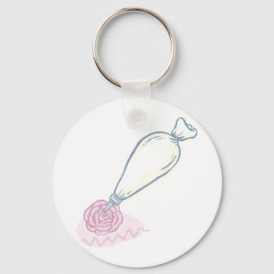 Het roze namen en de Zak van het Gebakje toe Sleutelhanger