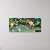 Het roze paar canvas afdruk (Voorkant)