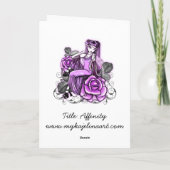 Het Roze van de "affiniteit" nam de Kaart van (Achterkant)