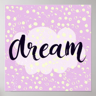 Het Roze van de droom Poster