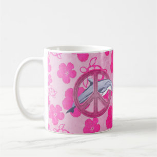 Het Roze van de Vrede van de dolfijn Koffiemok